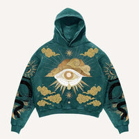 Fashion Casual Printed Polyester Sweater