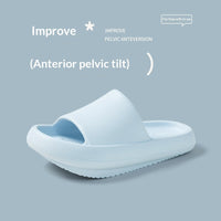 Ergonomic Low-heel Shoes For Correcting Anterior Pelvic Tilt Front-high Back-low Slippers