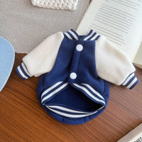 Thickened Windproof Baseball Jacket Warm Pet Clothing