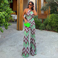 Retro-chic Athletic Long One-piece Jumpsuit For Women