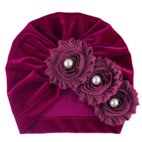 Baby Solid Color Flower Hat