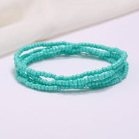Women's Colorful Beaded Elastic Waist Chain