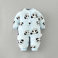 Baby flannel jumpsuit