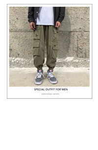 Hip-hop loose overalls boys