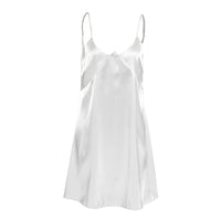 Women's Skin-friendly Soft Satin-and-lace Slip Nightgown