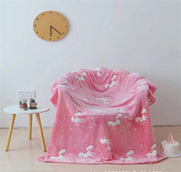 Flannel Glow-in-the-dark Blanket Soft Cozy And Warm For Naps