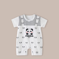 Thin Women's Short Sleeve Newborn Baby Child Jumpsuit Romper