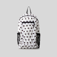 Japanese-style Polka-dot Casual Backpack For Outdoor Use