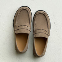 Atmosphere Basic Soft Bottom Slip-on Niche Casual All-match Leather Shoes
