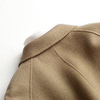 Vintage loose double faced cashmere suit coat