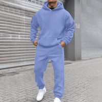 Fleece Fashion Casual Loose Long Sleeve Hoodie Set