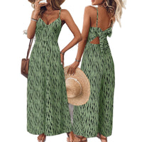 Fashionable Women's Jumpsuit With A Large Bow