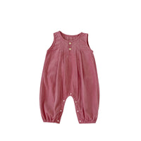 Sleeveless Strap Trousers Baby Autumn Clothing