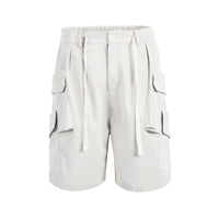 Men's Design Irregular Pocket Loose Straight Shorts