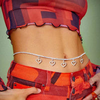 Butterfly Women's Chain Belt Cute Butterfly Belly Button Chain