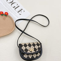 Children's Bags Checkerboard Stylish Good Texture