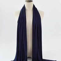 Solid Color Rayon Jersey Women's Scarf Mercerized Cotton Modal Kerchief