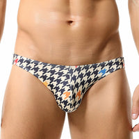 Men's Briefs Ice Silk Ultra-thin Printed