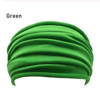 Elastic sweat-absorbent headband