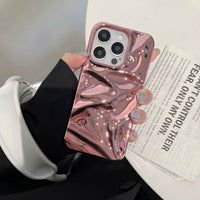 Electroplating Three-dimensional Wrinkled Phone Case