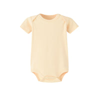 Summer Triangle Solid Color Short-sleeved One-piece Romper