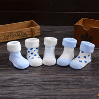 Newborn cotton children's socks terry socks