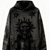 Fashion Casual Printed Polyester Sweater