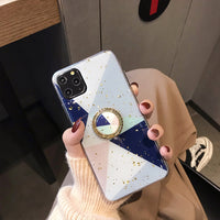 Compatible with Apple , Lingge Epoxy Stand Phone Case
