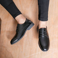 Business Formal Wear Men's British Casual Leather Shoes