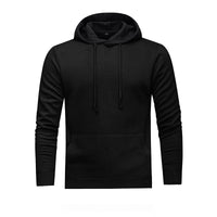 Solid Color Hooded Long Sleeve Sweatshirtsimple Everyday And Versatile