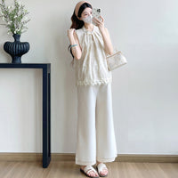 Womens Slip-Style Relaxed-fit Sleeveless Versatile Elegant Slimming Top