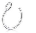 Stainless Steel U-shaped Nose Ring Simple Style Non-perforated Nose Studs