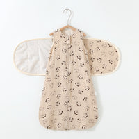 Baby Sleeping Bag Vest Cotton Gauze 4 Layers Bellyband Anti-startle Gro-bag