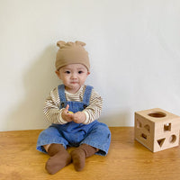 Clothes For Babies Children's Denim Suspender Pants Suit