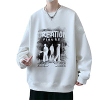 Autumn And Winter Brushed Hoody Pu Handsome Long Sleeve