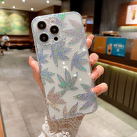 Laser Leaf Mobile Phone Protective Shell