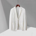 Men's Casual Light Luxury Thin Solid Color Suit Coat