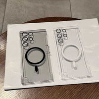 Frameless Magnetic Suction Comes With Lens Protector Frosted Apply Mechanically Phone Case