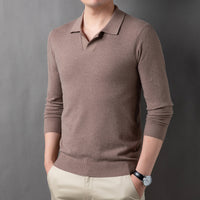Business Casual Lapels Inner Wear Base Knitwear