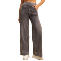 Women's High Waist Mid-light Gray Loose Jeans