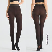 High-quality Leggings With Sheer, Fleece-lined, And Extra Thick