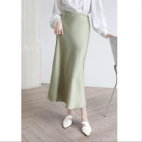 High-grade Silk Mid-length High-end Fishtail Long Skirt