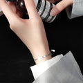 Designer-style Flat Snake Chain Bracelet
