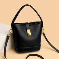 Fashionable Minimalist Multi-layer Single Shoulder Bag Niche Versatile Soft Leather