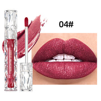 Diamond Liquid Metallic No Stain On Cup Lip Lacquer