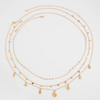 Sexy Pearl Thin Chain Shell Body