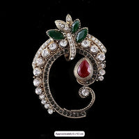 Baroque-style Vintage Crystal Brooch For Men And Women