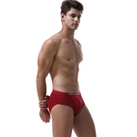 Men's Pure Cotton Briefs Breathable Sweat Absorbing