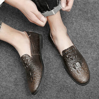 Casual Leather Shoes Korean Version Of Small Black Shoes All-match Youth Shoes