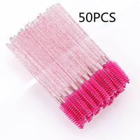 Disposable Eyelash Brush With Crystal Rod